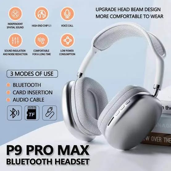 P9 PRO MAX BLUETOOTH HEADSET🎧