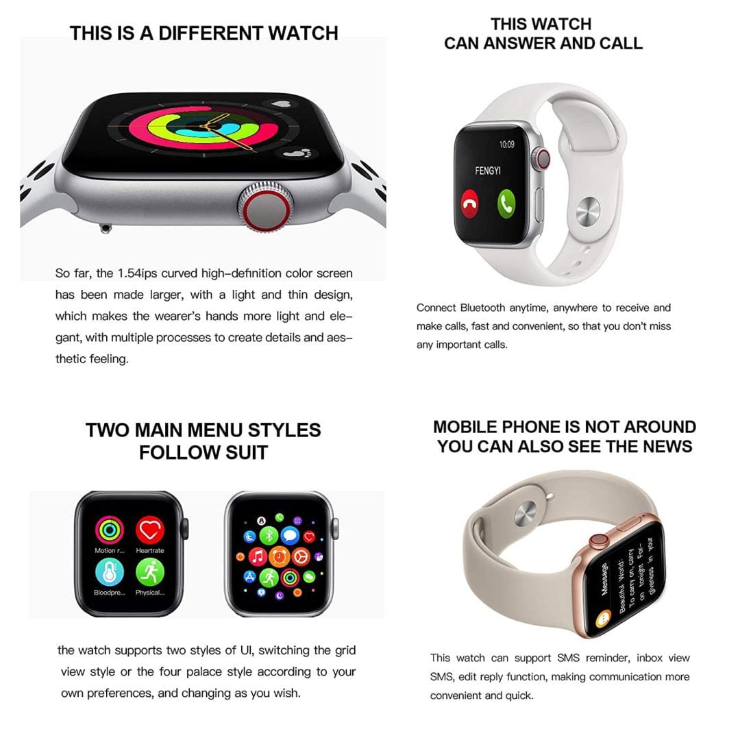 Orginal i20 Ultara Max Suit 7 Straps In 1 Smart Watch+Airpods