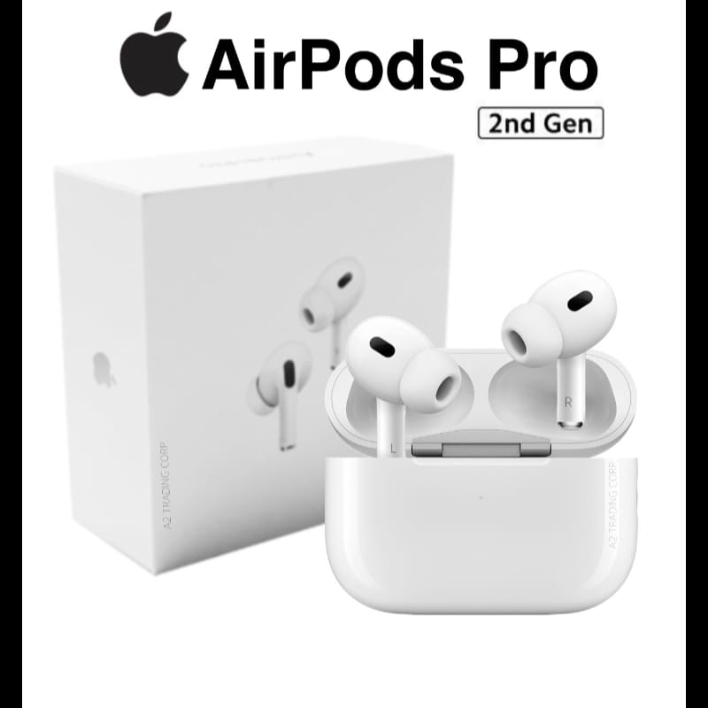 PRO 2 White And Black AirPods Sound & High Quality Touch Sensors