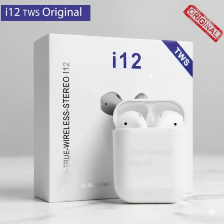 Original i12 TWS Touch Sensor Wireless AirPods